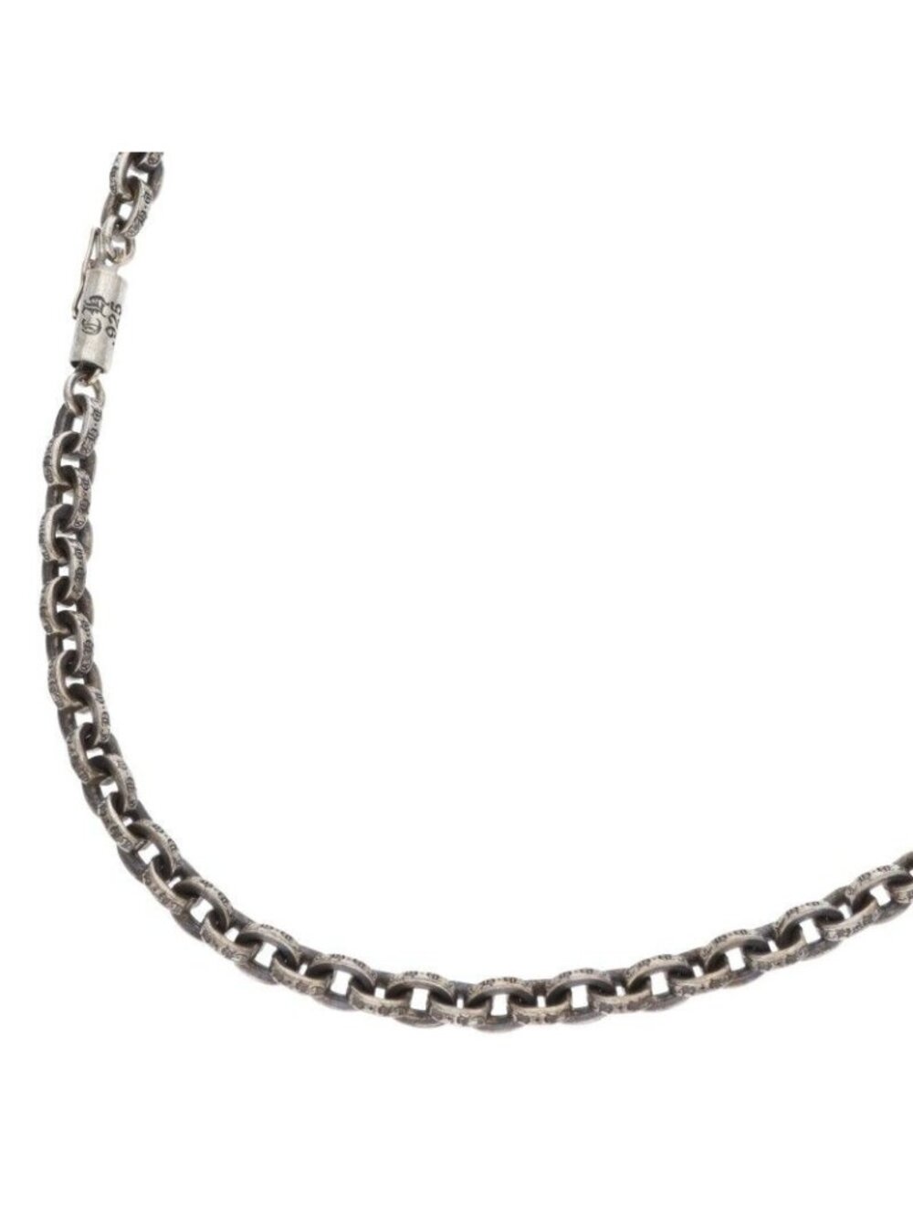 Chrome Hearts Paper Chain 30 Silver Necklace